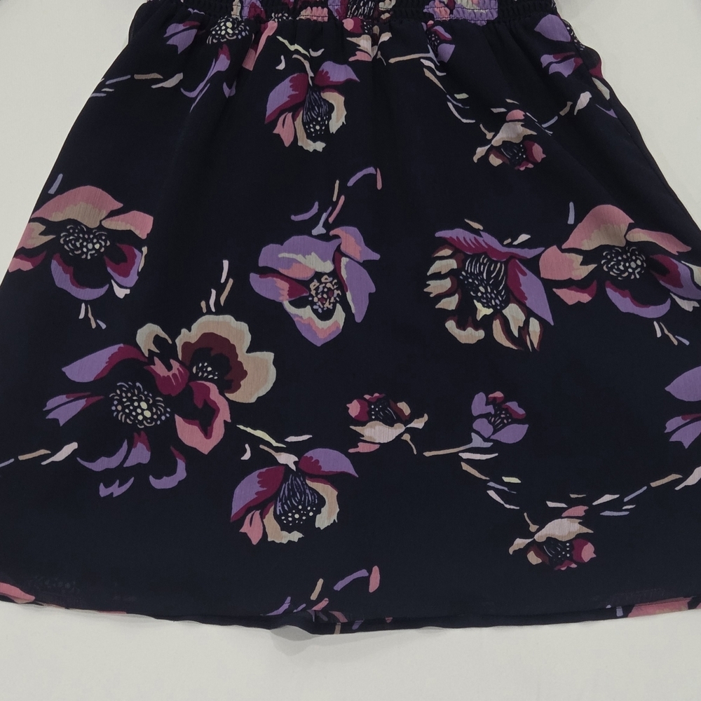 J.Crew Factory Floral Smocked-Waist Dress Size XS - Picture 4 of 10